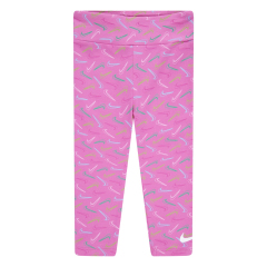 Nike Swoosh Logo Printed Toddlers Pink Leggings