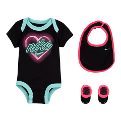 Nike  Neon Heart 3pc Set Nn0625-023-0/6 - Infants